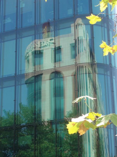 Reflections in glass