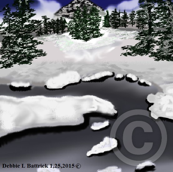 The Snowy Lake