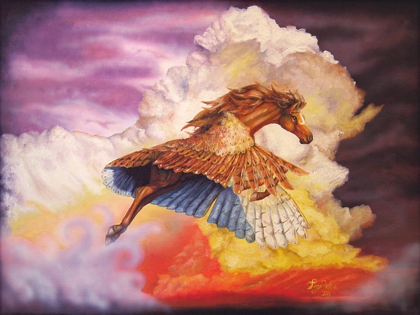 Pegasus in the Clouds