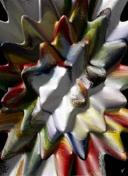 abstract flower