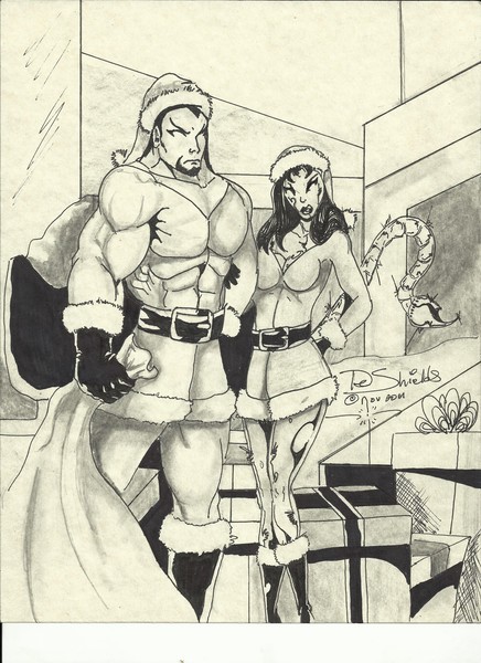 Christmas Nimbus and Silver Scorpion