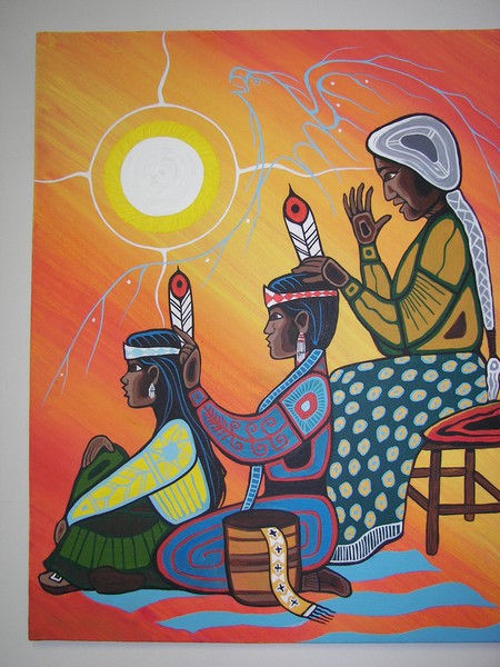 Getting ready for the Pow Wow