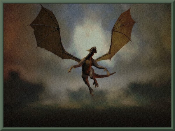 mill Dragon sim paintig