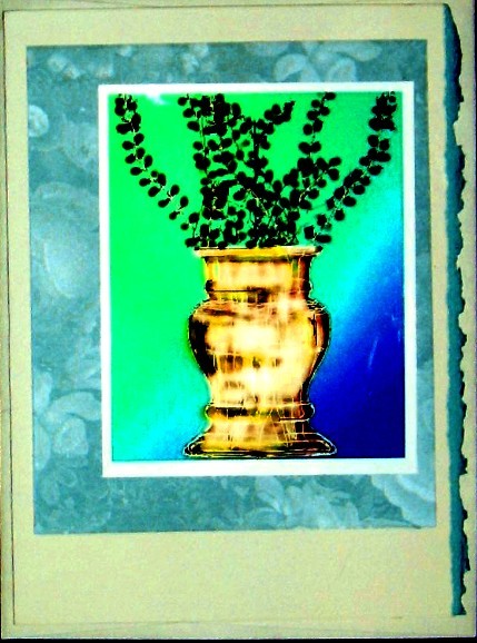 Vase Greeting Blues