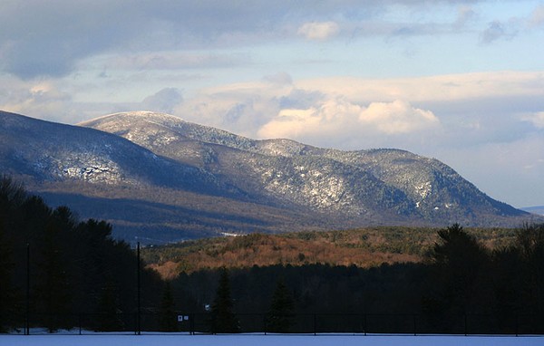 Mount Everett after a snow and ice storm