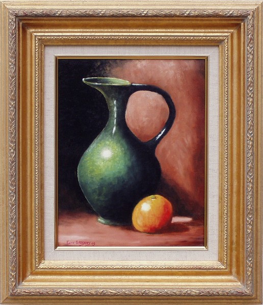 Pitcher and orange