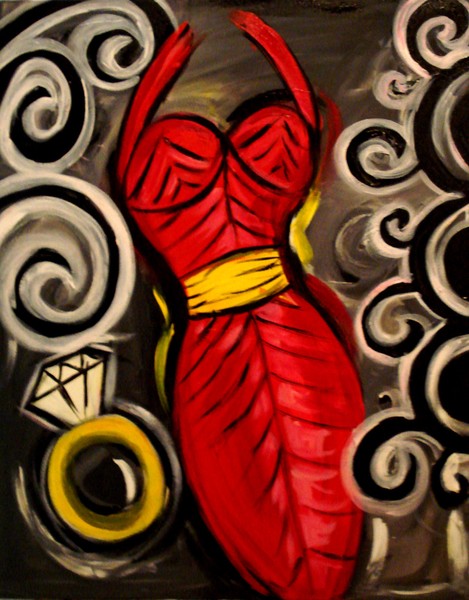 Vampy Red Dress