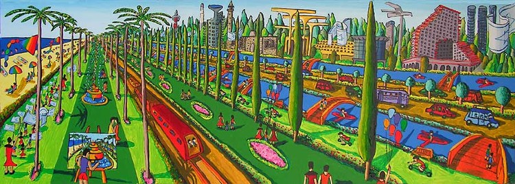 the story of the naive paintings of the  artist painter raphael perez 