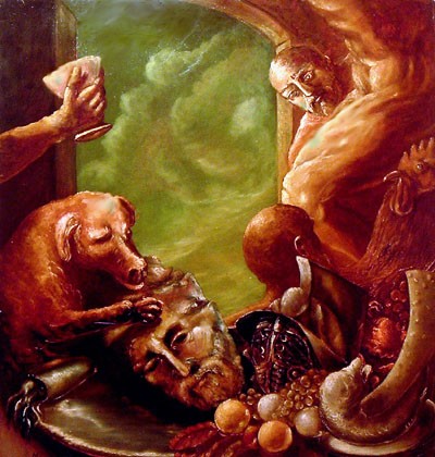 ESCENA COMPLEJA o LA CENA DEL CESAR