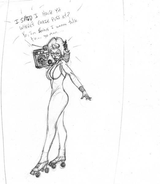 dazzler is on the trail of some villains...