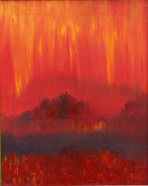 red sky