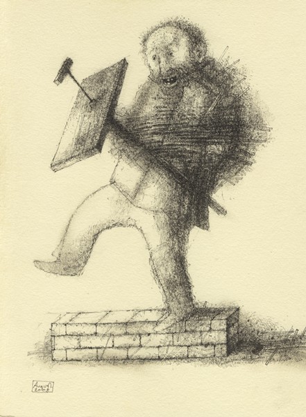 Man with a rattle
