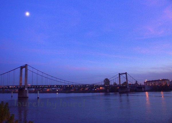 Nightfall near Tournon-sur-Rhone