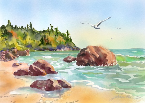 Morning on the Beach
