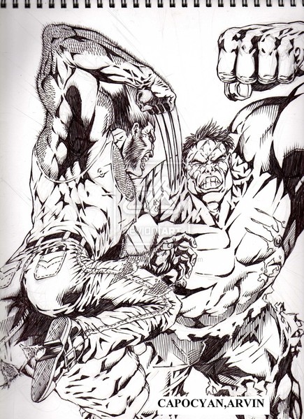 WOLVERINE VS HULK
