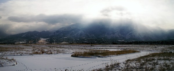 Pike's Peak, winter