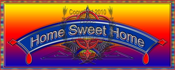 Ornamental Banner Home Sweet Home