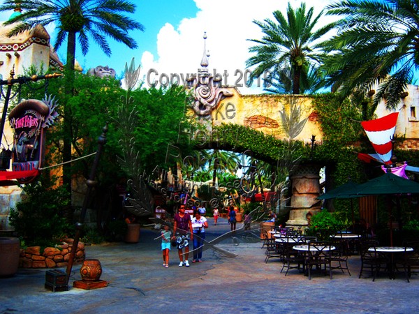Jugle setting in Universal Studios