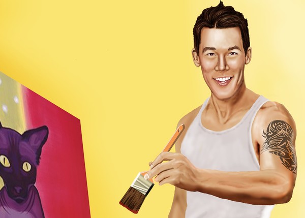 David Bromstad  Close-up