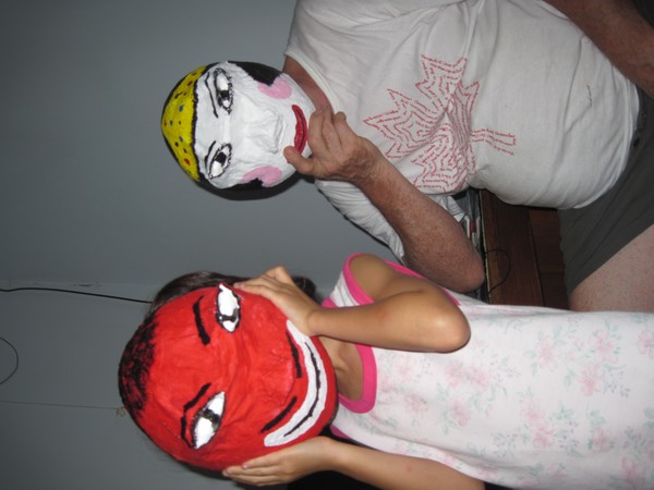 Face in Paper Mache