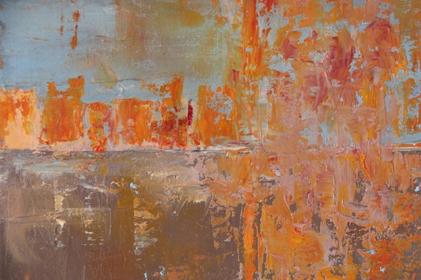 The ocher town (30x30)