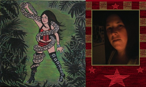 J.D. custom pinup portrait