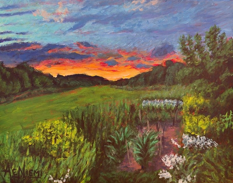 Sunset Over Shattuck Farm