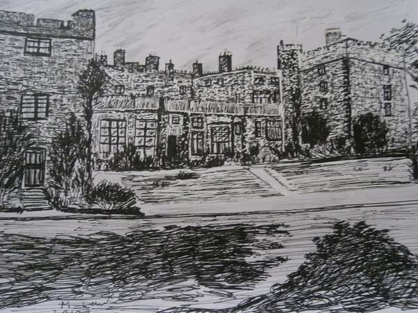 castle drawing 