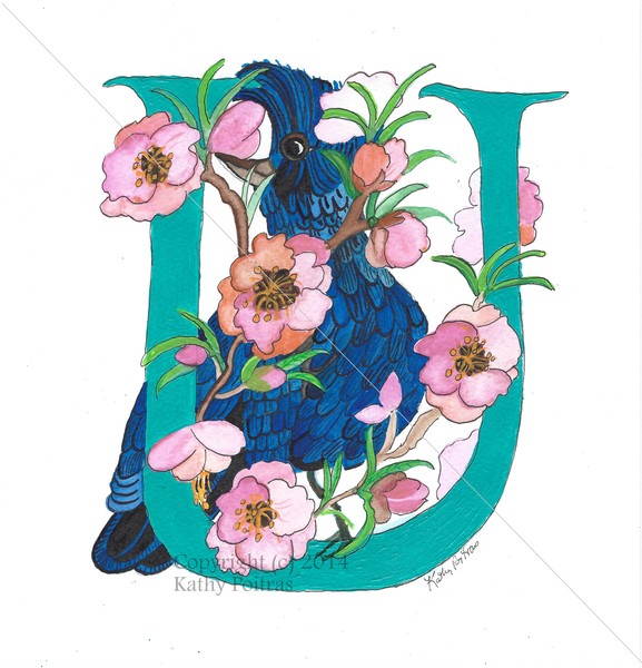 U is for Umbrella Bird and Ume