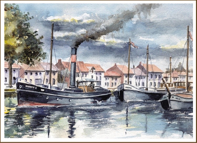The canal in Willebroek