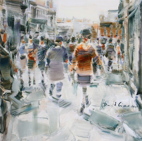 Sunny day  50 x 50 cm oil on linen