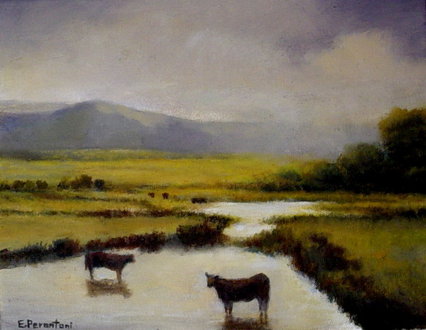 Browsing at the Ponds SOLD