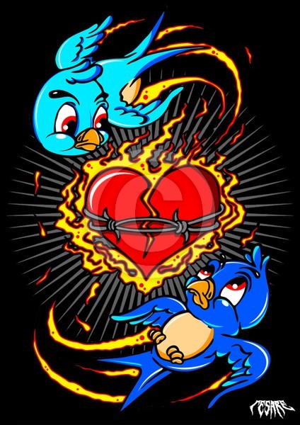 Swallows on Fire