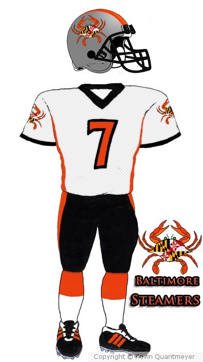 baltimore steamers away uniform