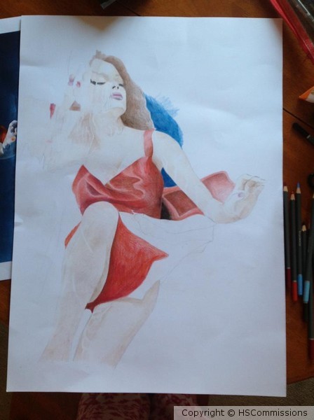 Woman In Water - Working Progress