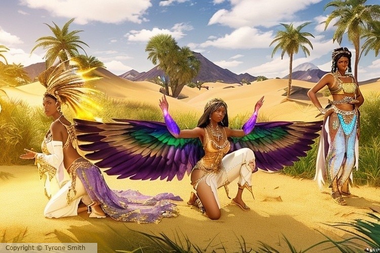 Goddess of Life Isis (AI)