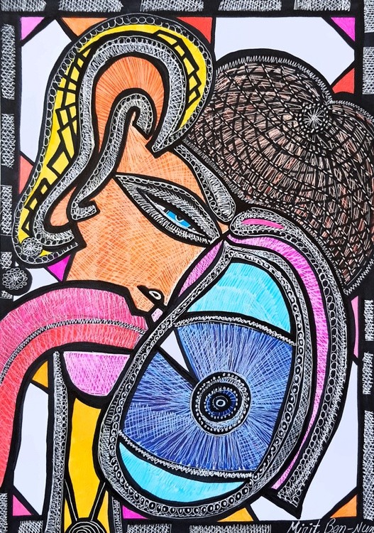 female images women art mirit ben nun contemporary artist 