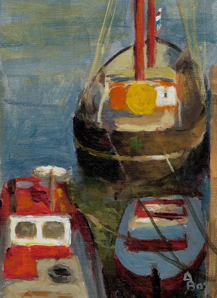 Boats in Rotterdam