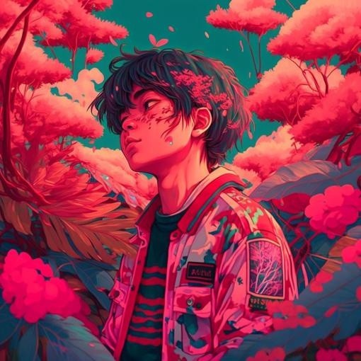 Shlet maximalism hyper-detailed anime beautiful lush forest vap 7e08f953-b922-4f07-b8a3-3b818fac85de