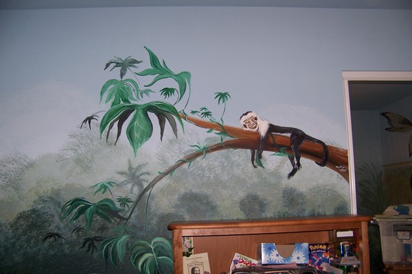 jungle mural