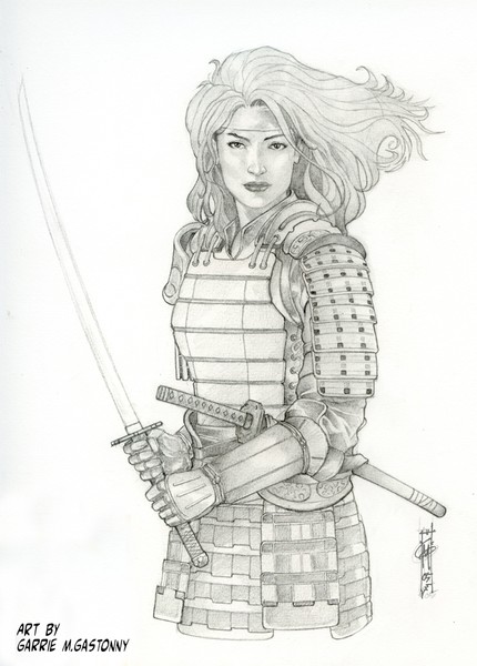 ''Jun'' the Samuarai Sketch