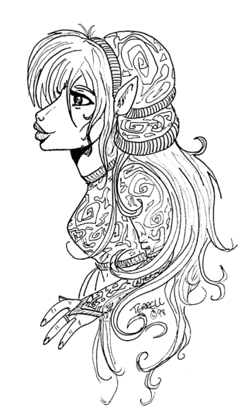 FAN ART: Kira In Her Wedding Gown