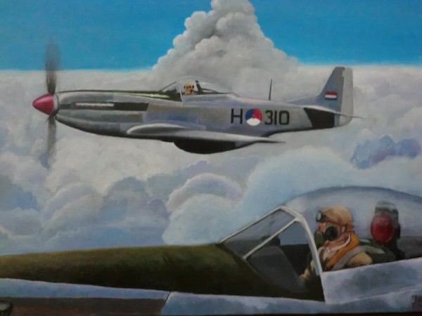 Mustangs over the clouds 1948.