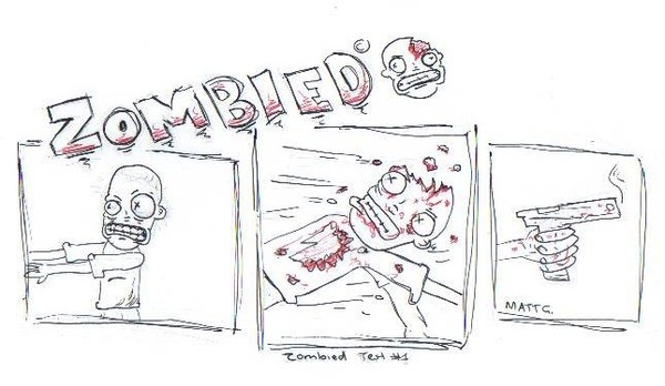 Zombie comic test #1