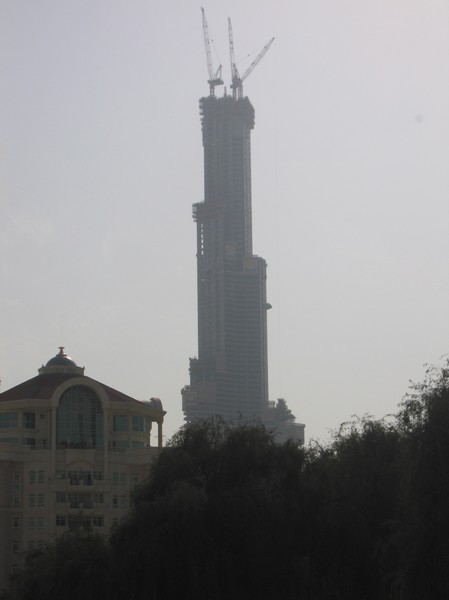 The Erecting of the World's Tallest building