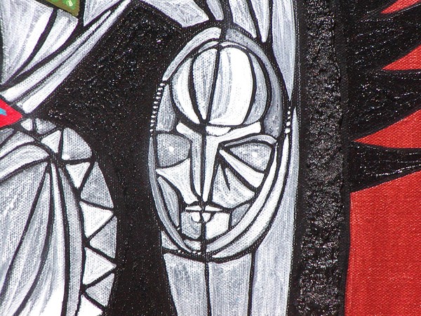 crow angel detail