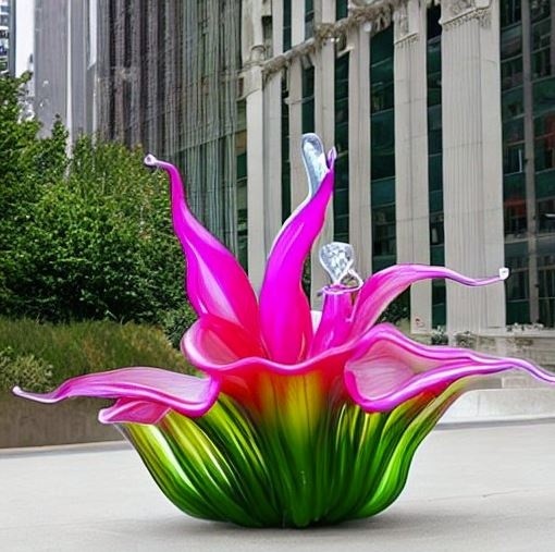Glass Calla Lilys