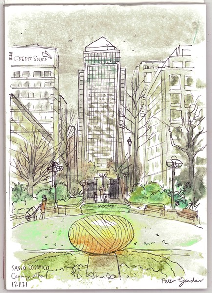 Sasso Cosmico, Canary Wharf, London