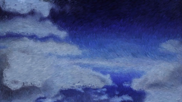 Clouds Impressionist Like Digital Painting