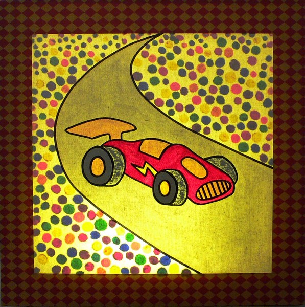 Red Race Car